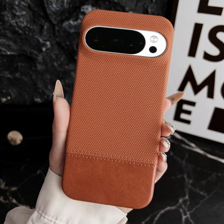 For Google Pixel 11 / Pixel 11 Pro Stitching Cloth MagSafe Magnetic PC Hybrid PU Phone Case