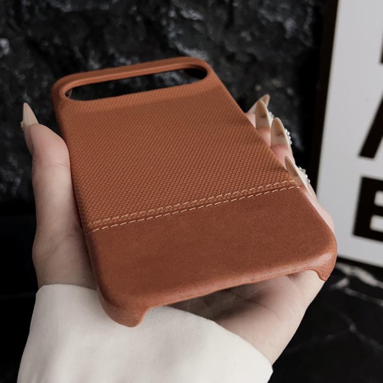 For Google Pixel 8a Stitching Cloth MagSafe Magnetic PC Hybrid PU Phone Case