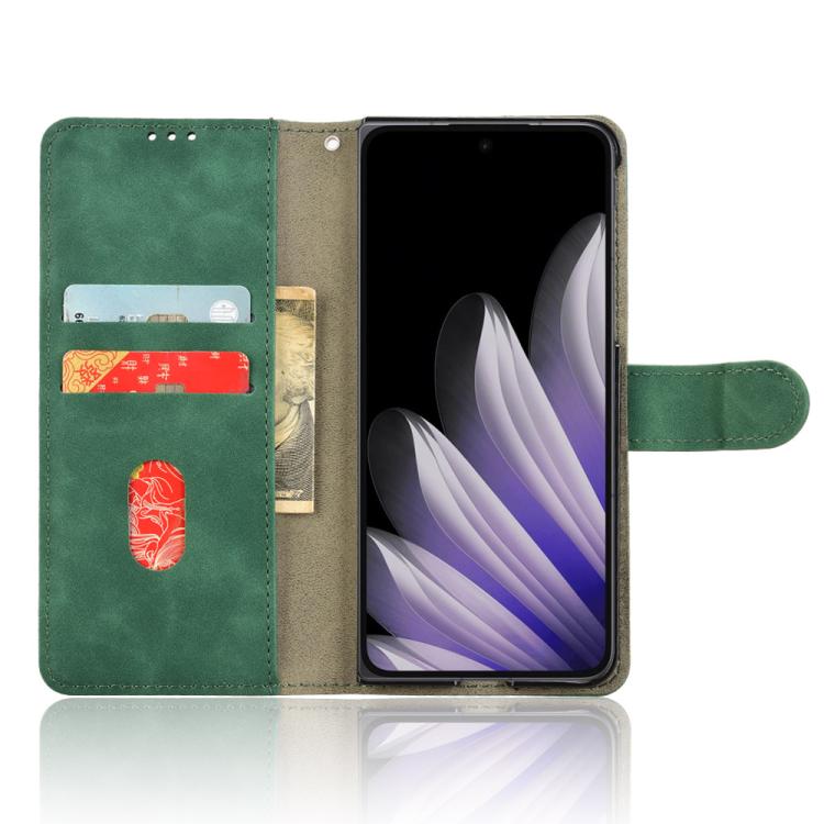 For OPPO Find N5 Skin Feel Magnetic Flip Leather Phone Case