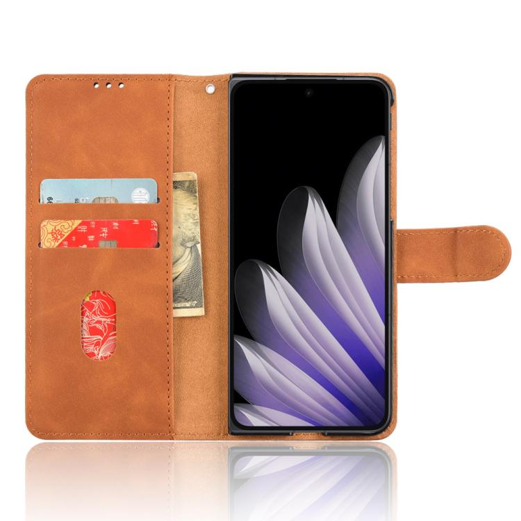 For OPPO Find N5 Skin Feel Magnetic Flip Leather Phone Case