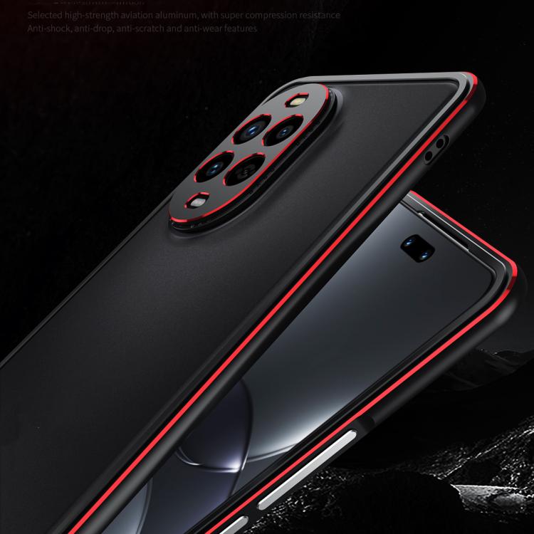For Huawei nova 13 Pro Aurora Series Lens Protector + Metal Frame Phone Case