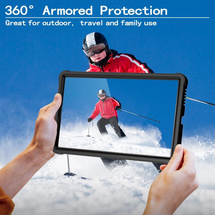 For Lenovo Tab M9 2023 Armor Bolt Shape Holder Silicone Hybrid PC Tablet Case