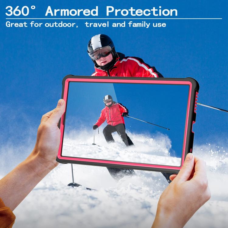 For Lenovo Tab M9 2023 Armor Bolt Shape Holder Silicone Hybrid PC Tablet Case