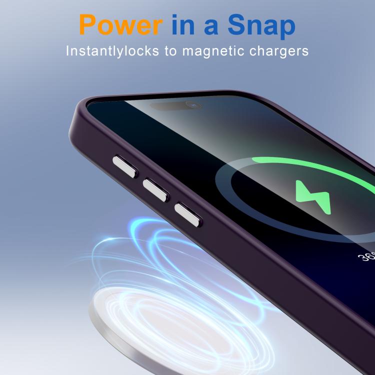 For iPhone 12 Pro Max Skin Feel Invisible Kickstand MagSafe Phone Case