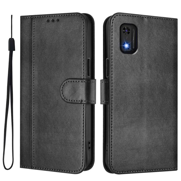 For itel A23 Pro / A17 Line Splicing Buckle Retro Leather Phone Case
