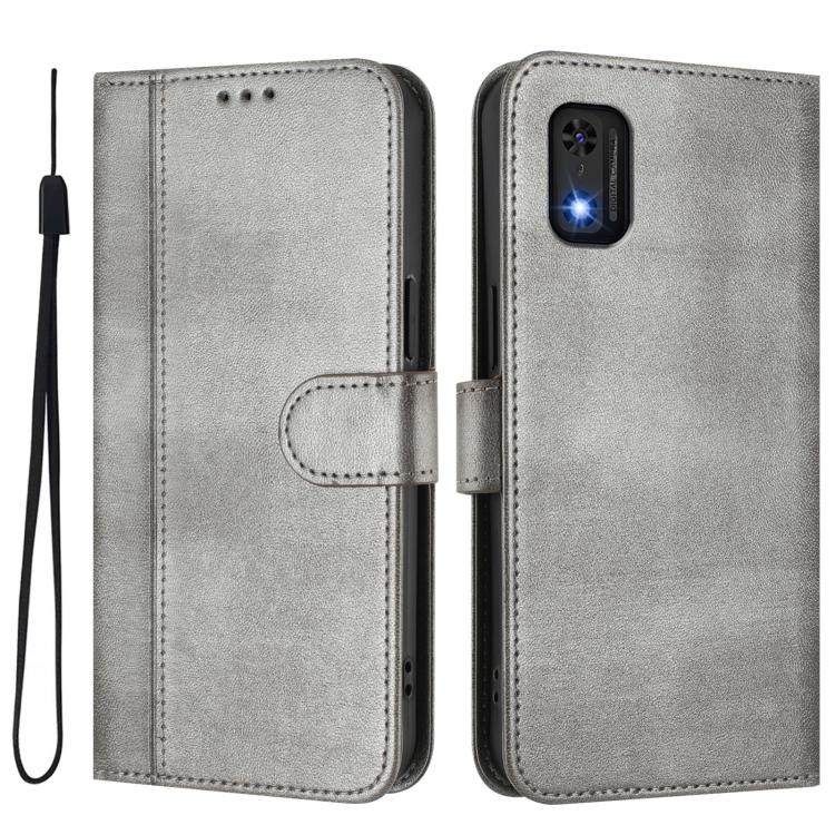 For itel A23 Pro / A17 Line Splicing Buckle Retro Leather Phone Case