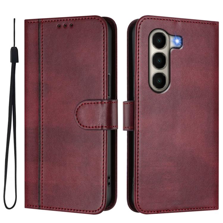 For itel A95 5G Line Splicing Buckle Retro Leather Phone Case