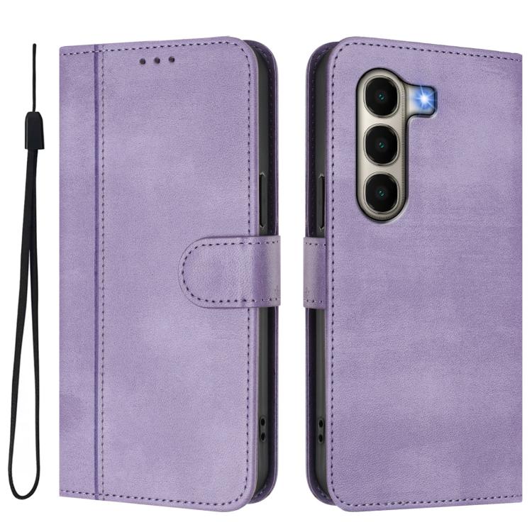 For itel A95 5G Line Splicing Buckle Retro Leather Phone Case