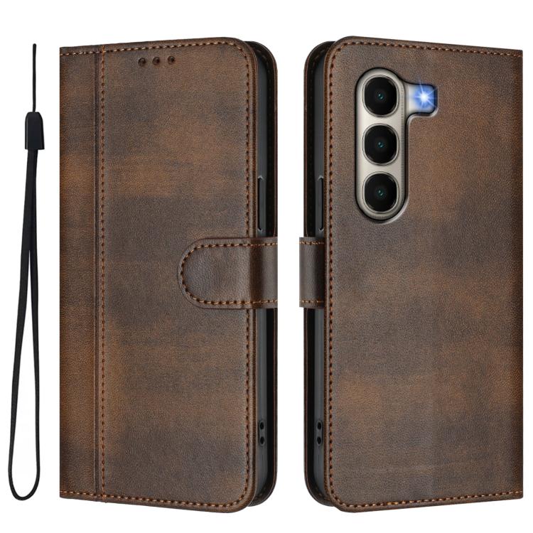 For itel A95 5G Line Splicing Buckle Retro Leather Phone Case