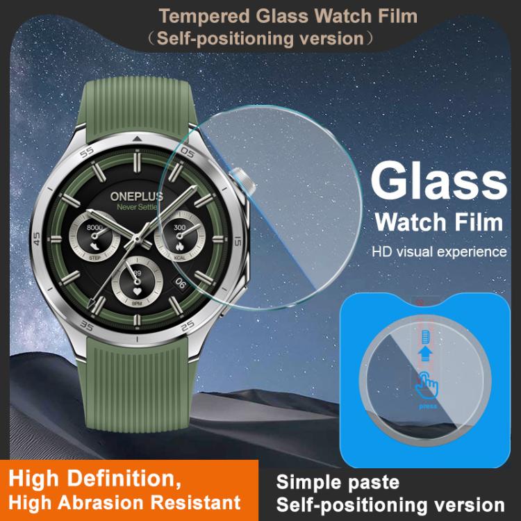 For OnePlus Watch 3 46mm imak Tempered Glass Watch Film, Self-positioning Version