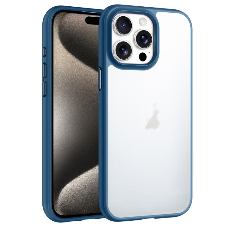 For iPhone 15 Pro Phantom Frosted Airbag Shockproof Transparent Phone Case
