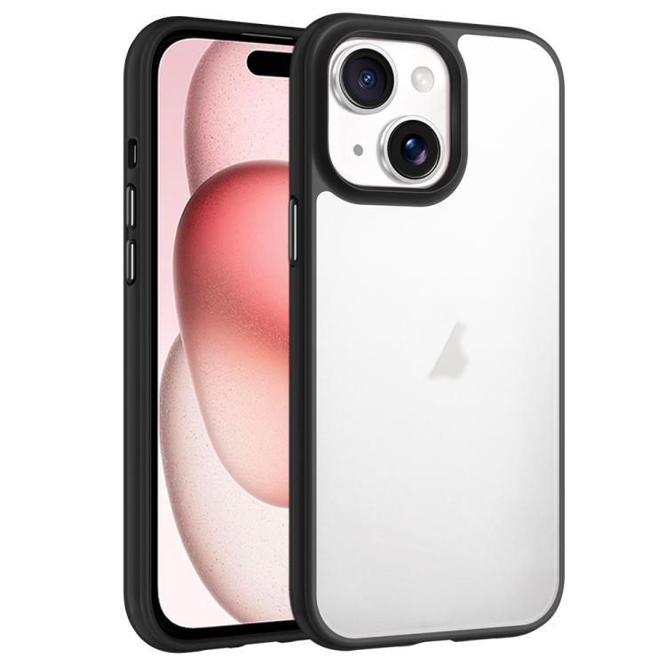 For iPhone 15 Phantom Frosted Airbag Shockproof Transparent Phone Case