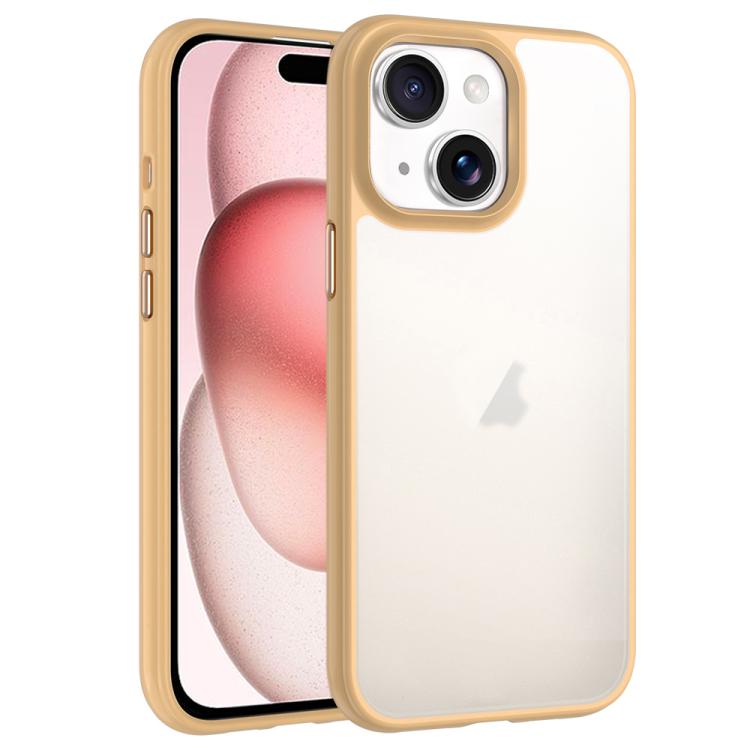 For iPhone 15 Phantom Frosted Airbag Shockproof Transparent Phone Case