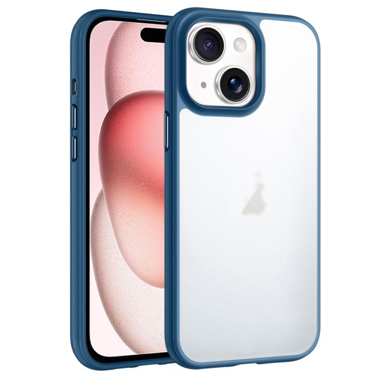 For iPhone 15 Phantom Frosted Airbag Shockproof Transparent Phone Case