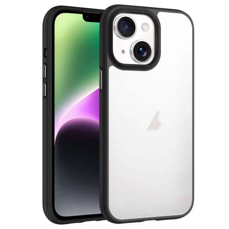 For iPhone 14 Phantom Frosted Airbag Shockproof Transparent Phone Case