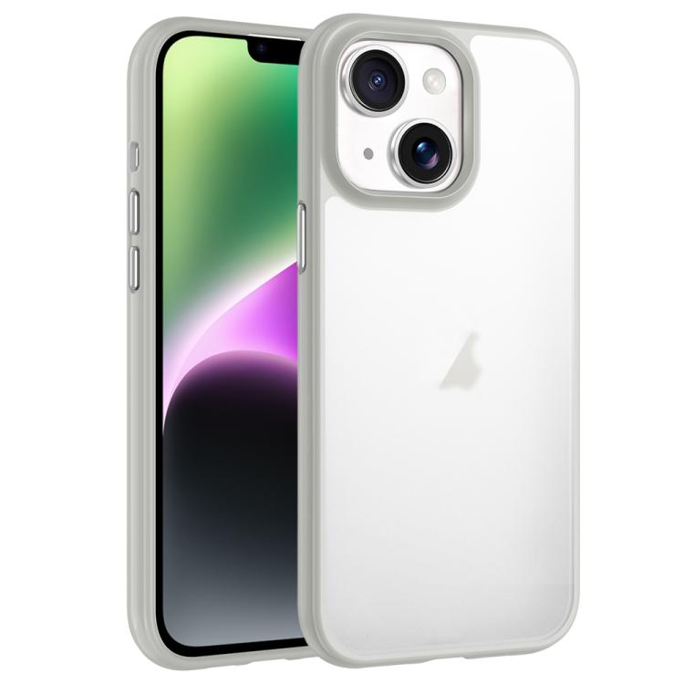 For iPhone 14 Phantom Frosted Airbag Shockproof Transparent Phone Case