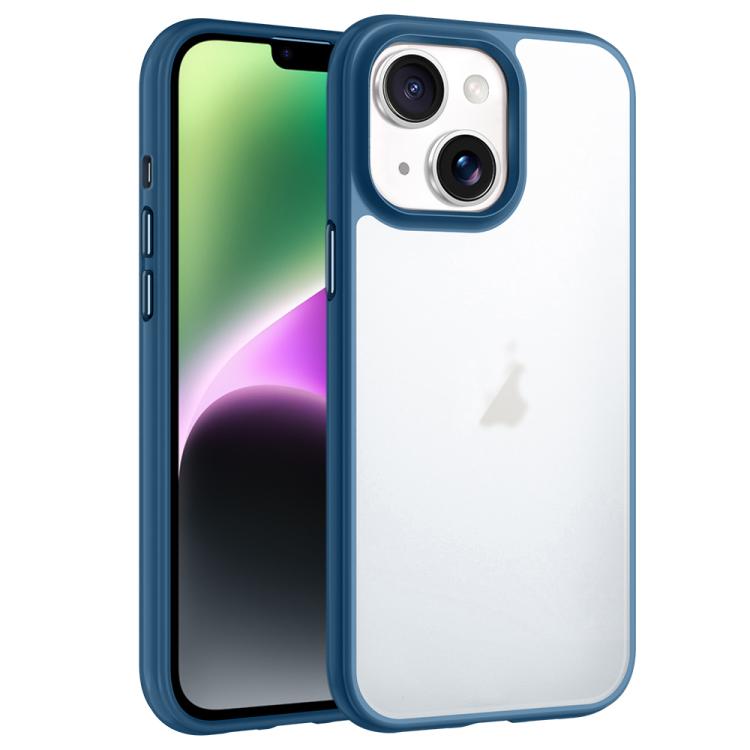 For iPhone 14 Phantom Frosted Airbag Shockproof Transparent Phone Case