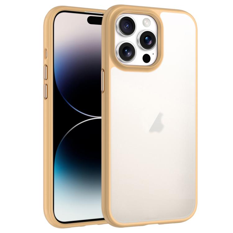 For iPhone 14 Pro Phantom Frosted Airbag Shockproof Transparent Phone Case