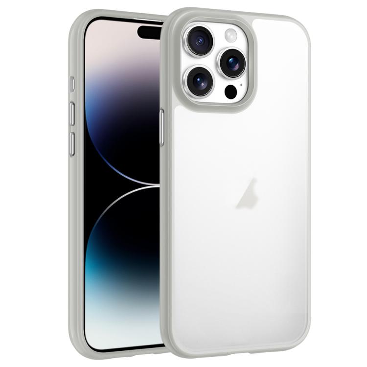 For iPhone 14 Pro Phantom Frosted Airbag Shockproof Transparent Phone Case