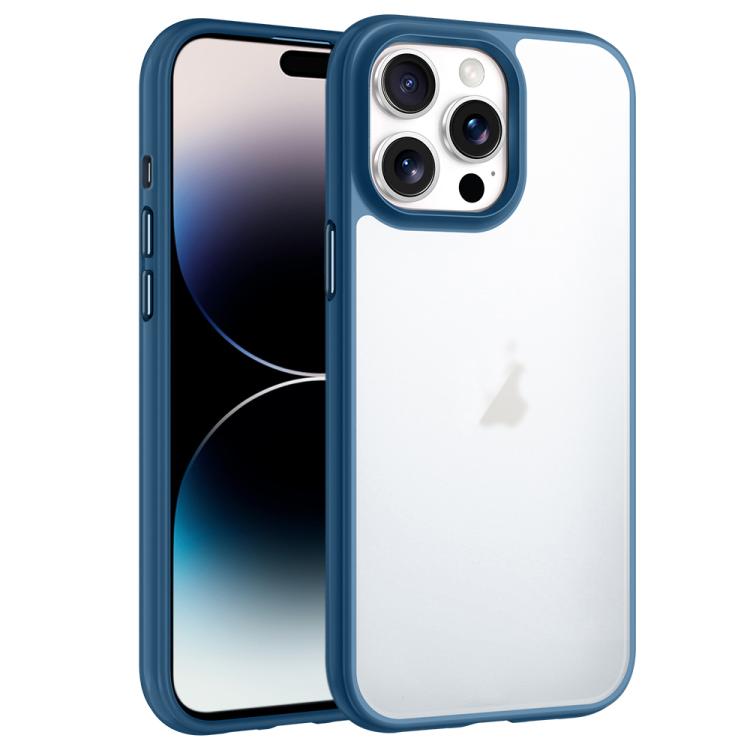 For iPhone 14 Pro Phantom Frosted Airbag Shockproof Transparent Phone Case