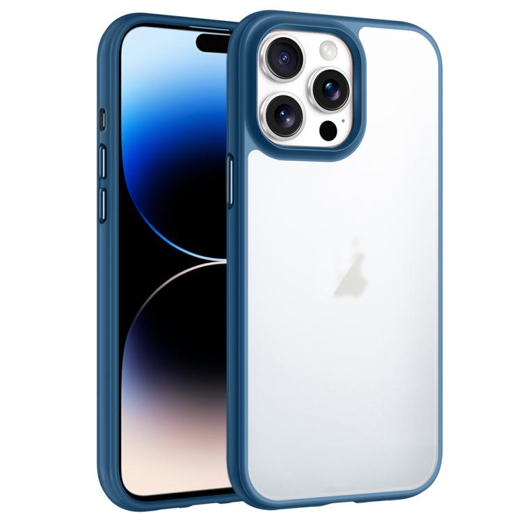 For iPhone 14 Pro Max Phantom Frosted Airbag Shockproof Transparent Phone Case