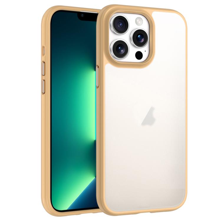 For iPhone 13 Pro Max Phantom Frosted Airbag Shockproof Transparent Phone Case
