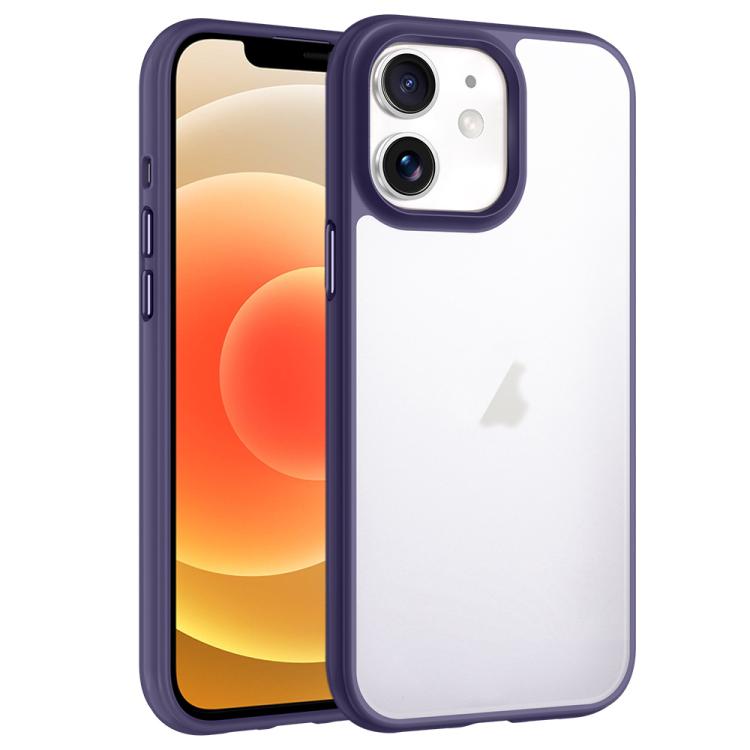 For iPhone 12 Phantom Frosted Airbag Shockproof Transparent Phone Case