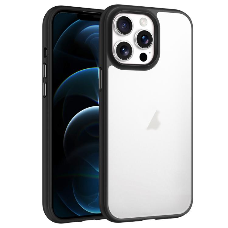 For iPhone 12 Pro Max Phantom Frosted Airbag Shockproof Transparent Phone Case