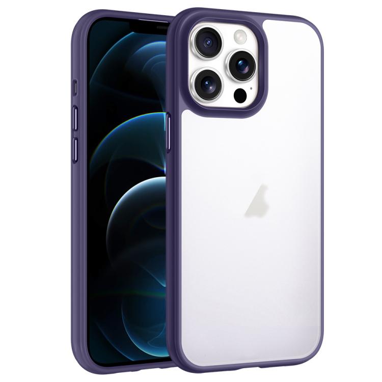 For iPhone 12 Pro Max Phantom Frosted Airbag Shockproof Transparent Phone Case