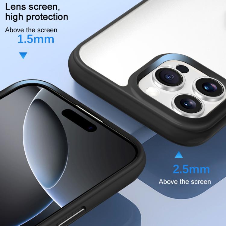 For iPhone 13 Pro Phantom Frosted Airbag Shockproof Transparent Phone Case