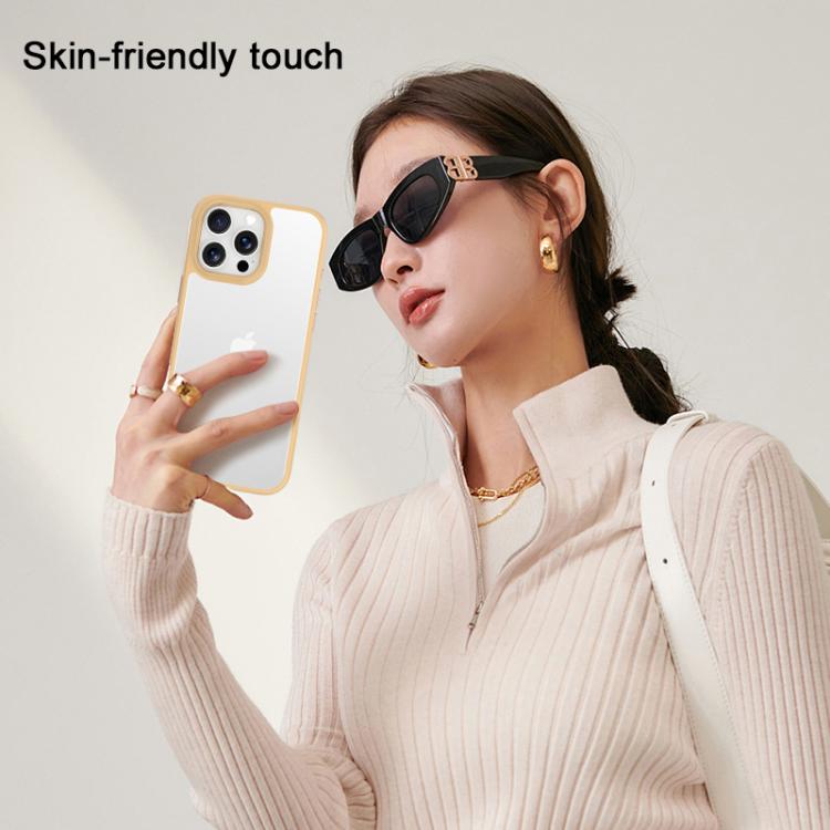 For iPhone 16 Pro Phantom Frosted Airbag Shockproof Transparent Phone Case