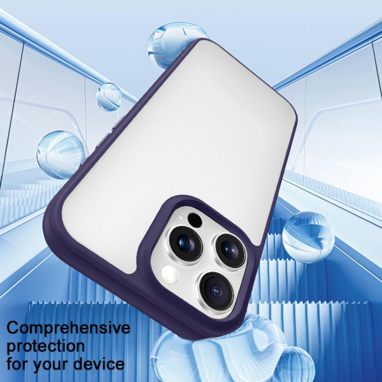 For iPhone 13 Pro Max Phantom Frosted Airbag Shockproof Transparent Phone Case