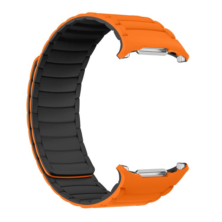 For Samsung Galaxy Watch Ultra 47mm / Ultra 2025 Silicone Sport Magnetic Watch Band