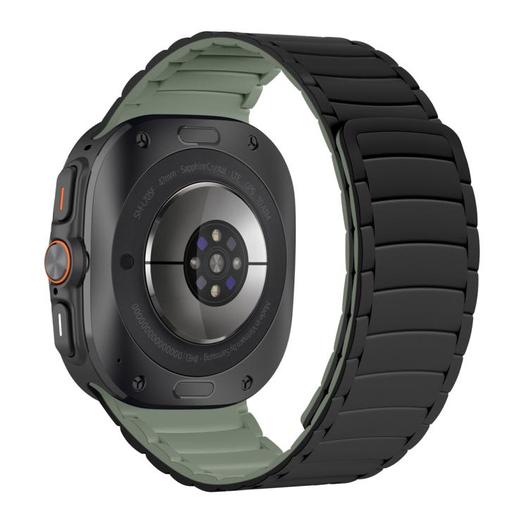 For Samsung Galaxy Watch Ultra 47mm / Ultra 2025 Silicone Sport Magnetic Watch Band