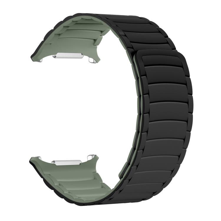 For Samsung Galaxy Watch Ultra 47mm / Ultra 2025 Silicone Sport Magnetic Watch Band