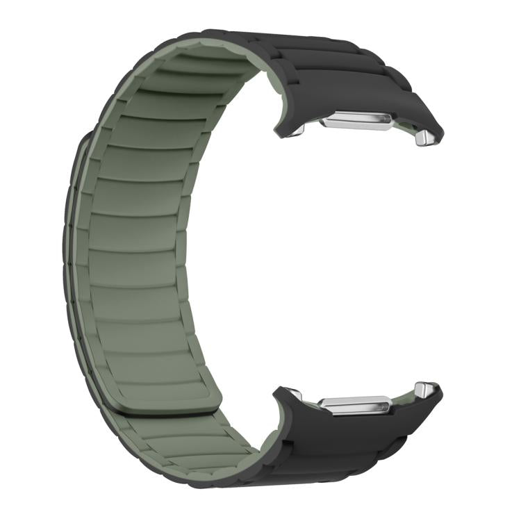 For Samsung Galaxy Watch Ultra 47mm / Ultra 2025 Silicone Sport Magnetic Watch Band