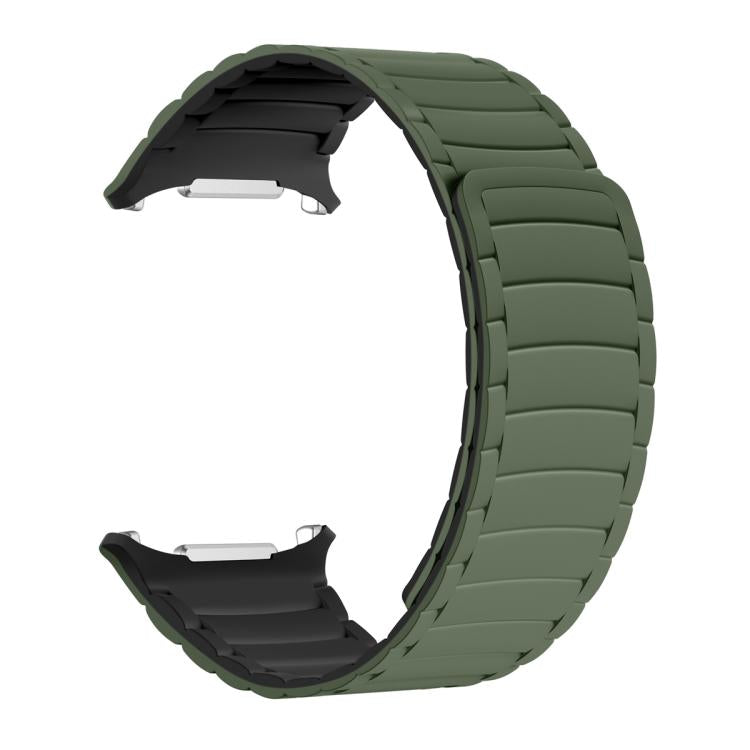 For Samsung Galaxy Watch Ultra 47mm / Ultra 2025 Silicone Sport Magnetic Watch Band