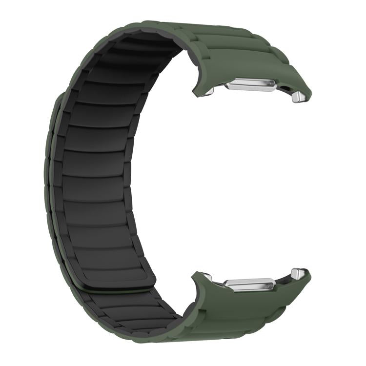 For Samsung Galaxy Watch Ultra 47mm / Ultra 2025 Silicone Sport Magnetic Watch Band