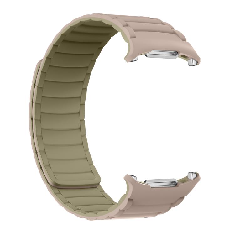 For Samsung Galaxy Watch Ultra 47mm / Ultra 2025 Silicone Sport Magnetic Watch Band
