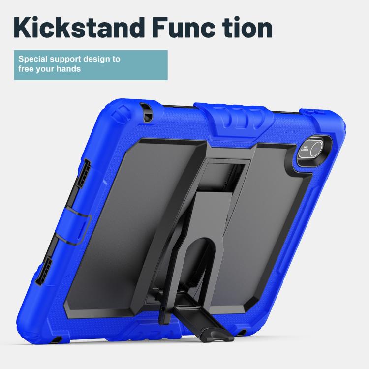 For Huawei MatePad SE 11 2024 Silicone Hydric PC Tablet Case with Shoulder Strap & Holder