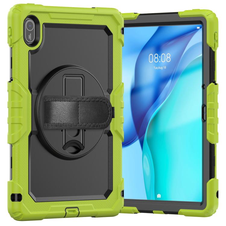 For Huawei MatePad SE 11 2024 Silicone Hybrid PC Tablet Case with Shoulder Strap