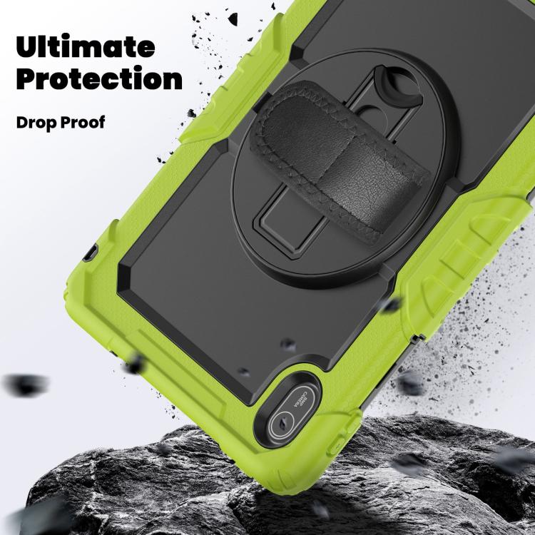 For Huawei MatePad SE 11 2024 Silicone Hybrid PC Tablet Case with Shoulder Strap