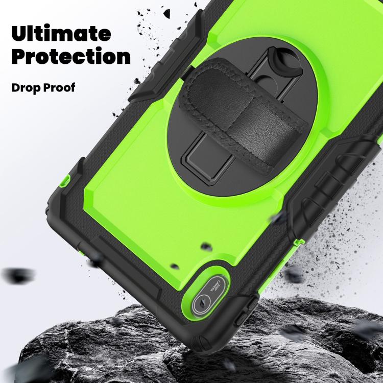 For Huawei MatePad SE 11 2024 Silicone Hybrid PC Tablet Case with Shoulder Strap