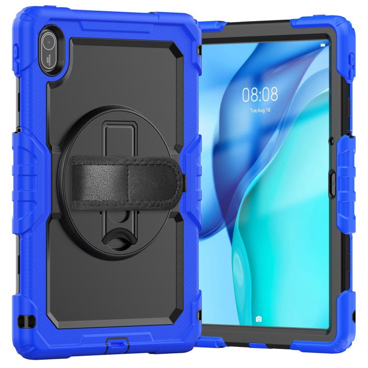 For Huawei MatePad SE 11 2024 Silicone Hybrid PC Tablet Case with Shoulder Strap