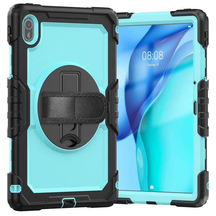 For Huawei MatePad SE 11 2024 Silicone Hybrid PC Tablet Case with Shoulder Strap