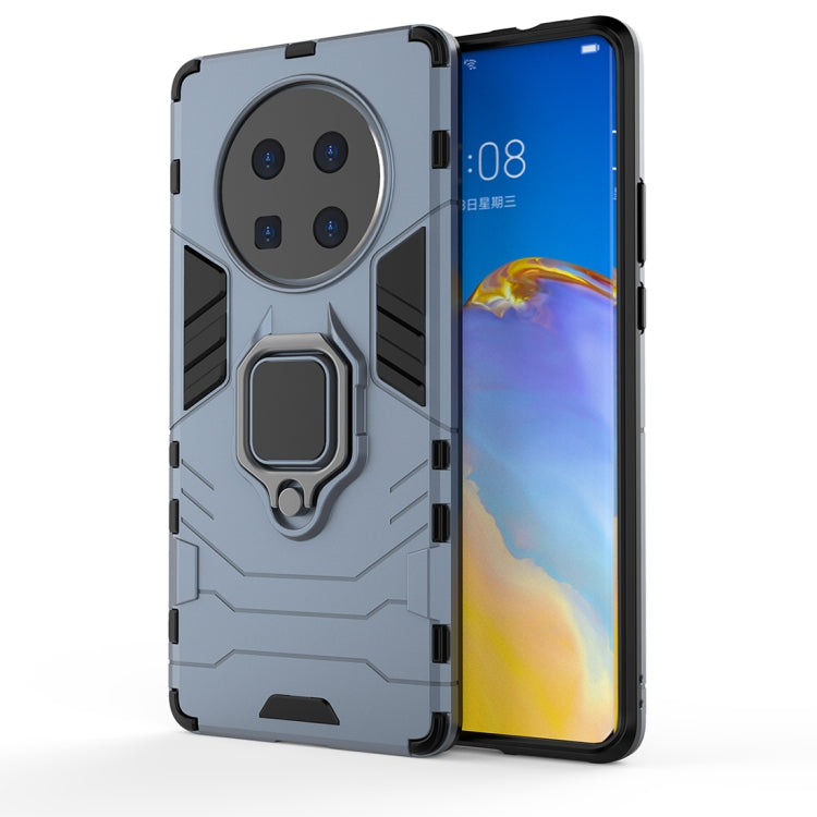 For Huawei Mate 40 Pro Shockproof PC + TPU Protective Case with Magnetic Ring Holder