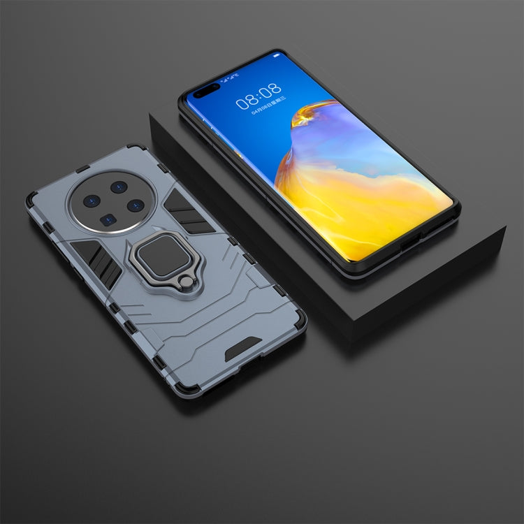 For Huawei Mate 40 Pro Shockproof PC + TPU Protective Case with Magnetic Ring Holder