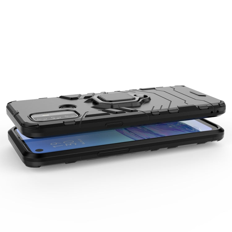For OPPO A53 Shockproof PC + TPU Protective Case with Magnetic Ring Holder