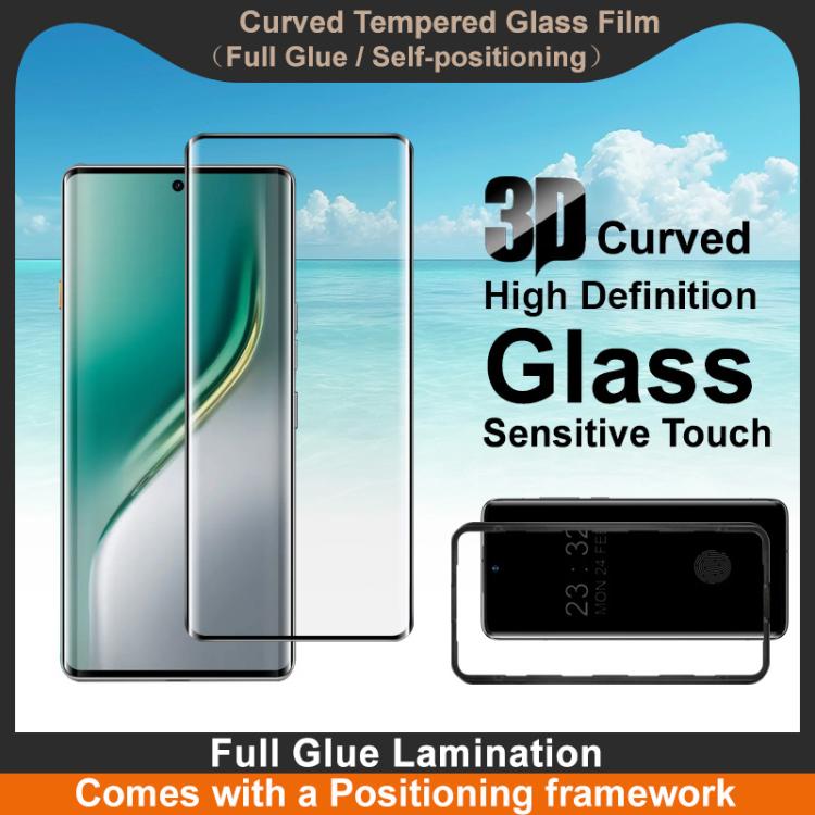 For Tecno Camon 40 Pro 5G / 4G imak 3D Curved Tempered Glass Film, Full Glue Positioning Version