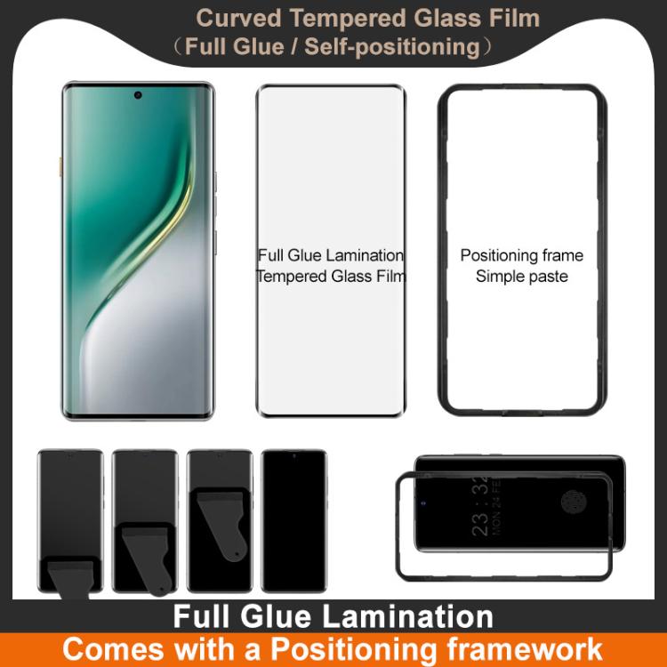 For Tecno Camon 40 Pro 5G / 4G imak 3D Curved Tempered Glass Film, Full Glue Positioning Version